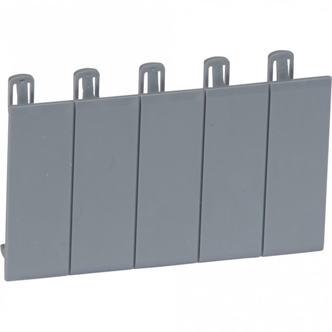 Набор LEGRAND из 5 заглушек для Plexo³ разделяемая R746A серый 001961