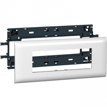 Суппорт LEGRAND Mosaic - для кабель-каналов DLP с шириной крышки 85 мм - 6 модулей, белый