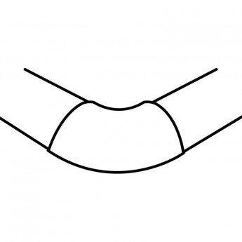 Угол плоский LEGRAND для профиля 92x20 мм антрацит Угол плоский LEGRAND для профиля 92x20 мм антрацит