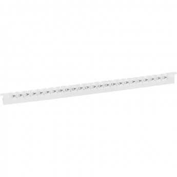 Маркер LEGRAND Memocab ширина 2,3 мм чёрная маркировка на белом фоне заглавная буква A