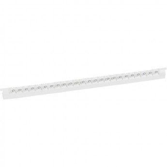 Маркер LEGRAND Memocab ширина 2,3 мм чёрная маркировка на белом фоне заглавная буква Q