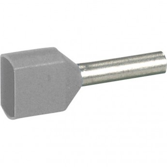 Наконечник LEGRAND Starflix двойной россыпью сечением 2х2,5 мм² серый