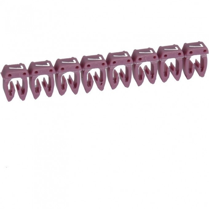 Маркер LEGRAND CAB 3 для кабеля 4-6 мм² цифра 7 фиолетовый 038237