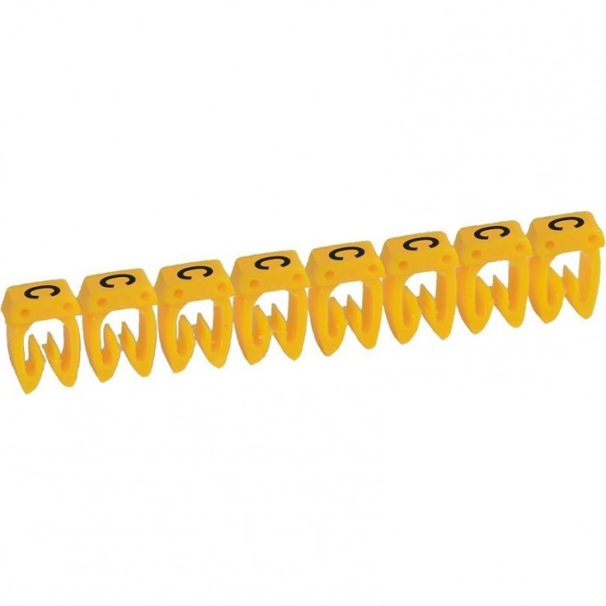 Маркер LEGRAND CAB 3 для кабеля 4-6 мм² заглавная буква C 038362