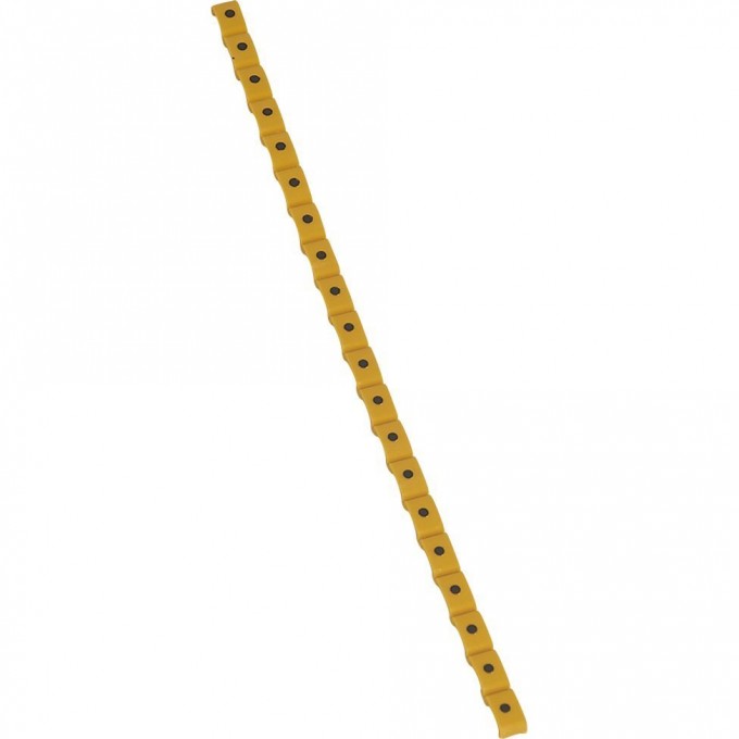 Маркер LEGRAND Duplix чёрная маркировка на желтом фоне условное обозначение точка 038441