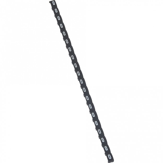 Маркер LEGRAND Duplix цветовая международная кодировка цифра 0 чёрный 038400