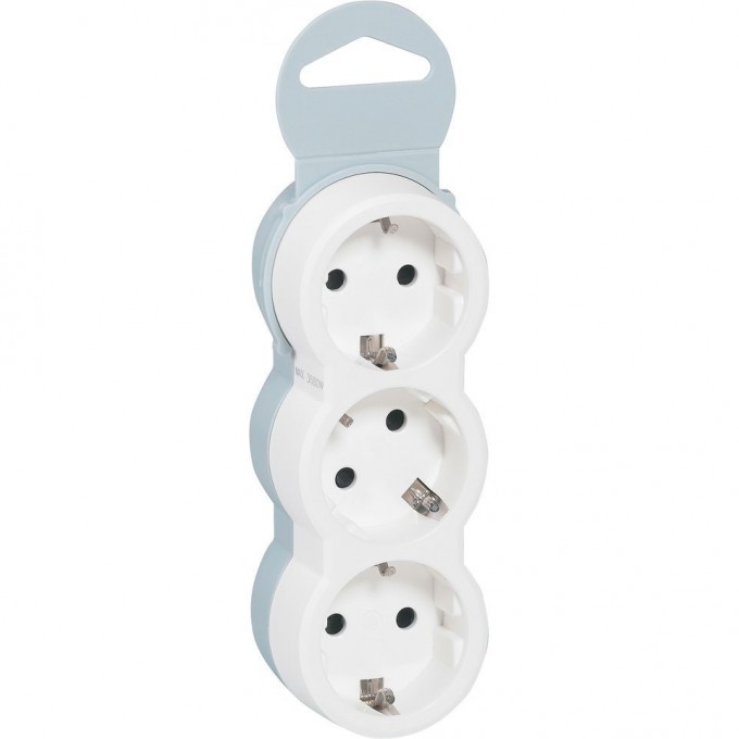 Многорозеточный блок LEGRAND 3 x 2К+3 серия Элиум с кронштейном для крепления к стене 16 А гориз. подключение белый 050656