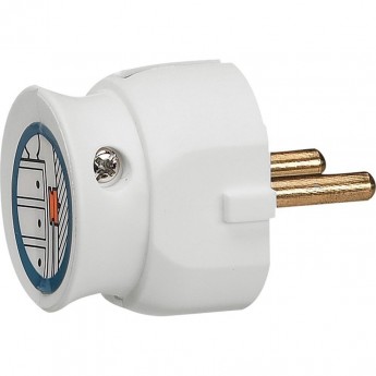 Вилка LEGRAND 2К серия Элиум 16 А ультраплоская пластик белый Вилка LEGRAND 2К серия Элиум 16 А ультраплоская пластик белый