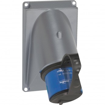 Резиновая защитная заглушка LEGRAND - P17 Tempra Pro - для накладных и мобильных вилок 3К+Н+З, 16 A / 2К+З и 3К+З, 32 A, серый