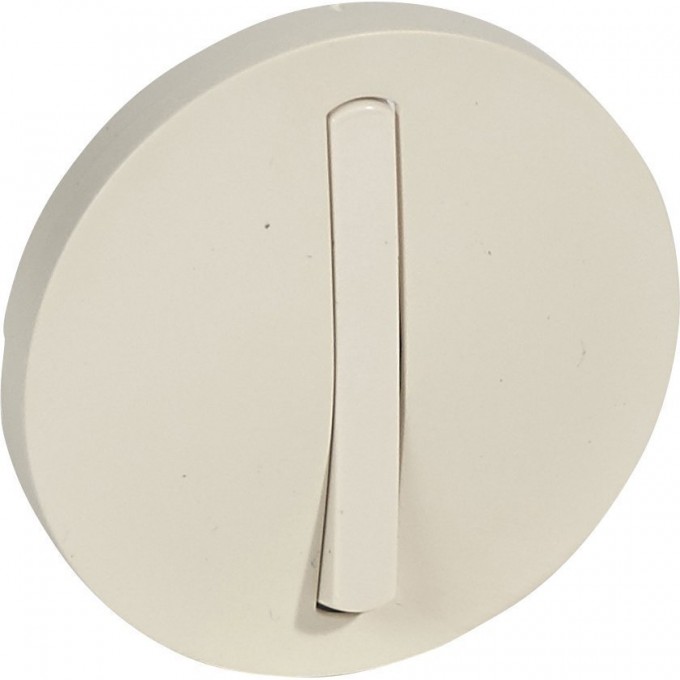 Лицевая панель LEGRAND Celiane выключатель 1-полюсный / переключатель Кат. № 0 670 01/02/31/32 с тонкой клавишей слоновая кость 066297