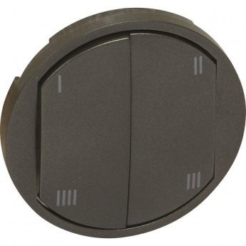 Клавиша LEGRAND MyHome Play Zigbee для управляющего 4-сценарного выключателя графит