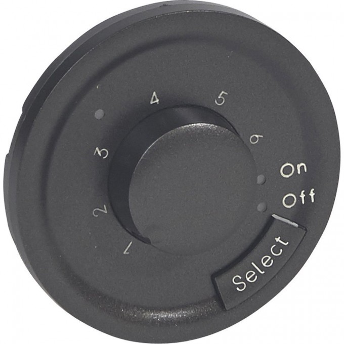 Лицевая панель LEGRAND Celiane термостат с датчиком для теплого пола Кат. № 0 674 05 графит 067989