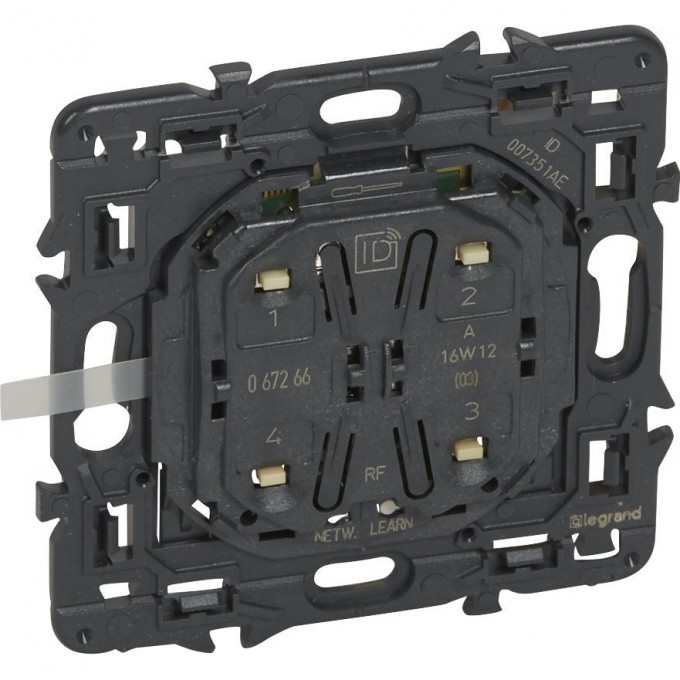 Настенное плоское радиоуправляющее устройство LEGRAND MyHome Play Zigbee выключателя сценариев 067266