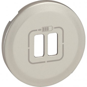 Лицевая панель LEGRAND Celiane зарядное устройство 2 х USB 1500 мА Кат. № 0 674 62 белый