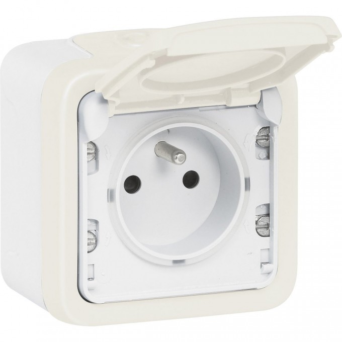 Коробка LEGRAND Plexo для накладного монтажа с мембранными сальниками 1 пост белый 069689