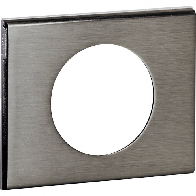 Рамка LEGRAND Celiane 1 пост фактурная сталь 069101