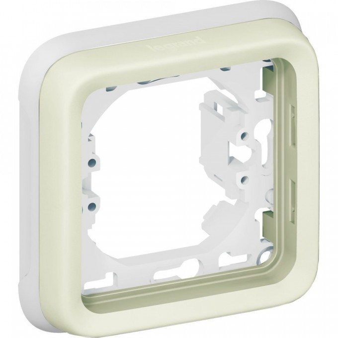 Суппорт LEGRAND с рамкой для встроенного монтажа Программа Plexo белый 1 пост белый 069692