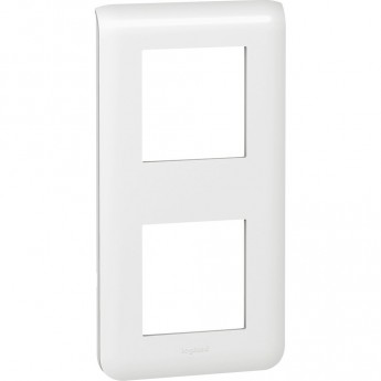 Рамка LEGRAND Mosaic 2x2 модуля вертикальная белый Рамка LEGRAND Mosaic 2x2 модуля вертикальная белый