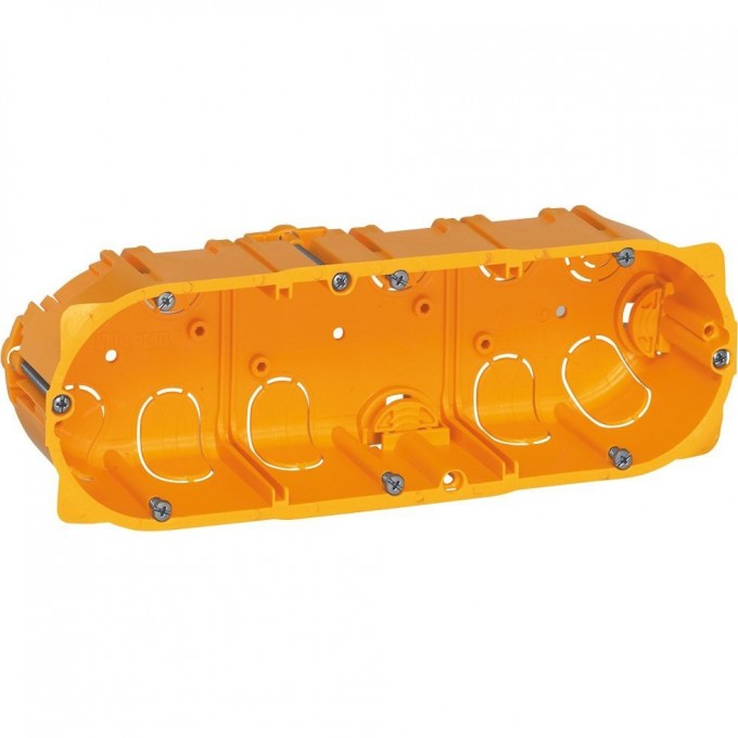 Коробка многоместная LEGRAND Batibox для сухих перегородок 3-местная 6/8 модулей глубина 50 080053