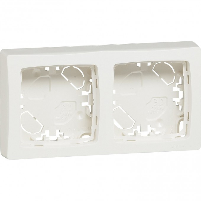 Рамка для накладного монтажа LEGRAND 2 поста белый 086092