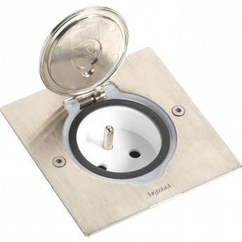 Блок встраиваемый LEGRAND нержавеющий 2м нержавеющая сталь