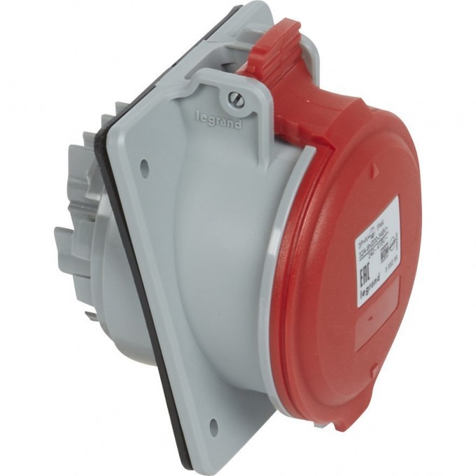 Розетка LEGRAND встраиваемая 32А 3К+H+З 380 В IР 44 серый 090166
