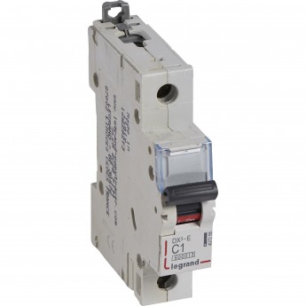 Автоматический выключатель LEGRAND DX³-E 6000 6 кА тип C 1П 230/400 В 1А 1 модуль белый