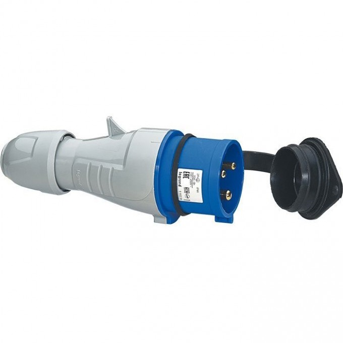 Прямая вилка LEGRAND P17 Tempra Pro IP 44 200/250 В 16 A 2К+З 555124