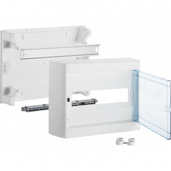 Накладной распределительный щит LEGRAND Nedbox с прозрачной дверью 1 рейка х 12 (+1) модулей Накладной распределительный щит LEGRAND Nedbox с прозрачной дверью 1 рейка х 12 (+1) модулей