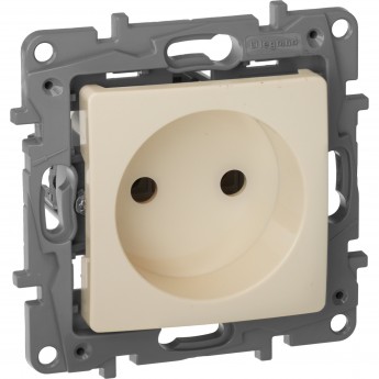 Розетка LEGRAND 2К немецкий стандарт 16 А 250 В Etika слоновая кость