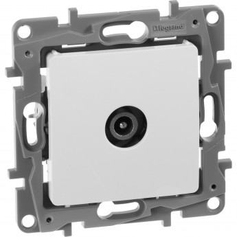 Розетка LEGRAND TV проходная 15 дБ 5-862 мГц Etika белый