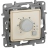 Термостат LEGRAND с внешним датчиком для тёплых полов Etika слоновая кость 672330