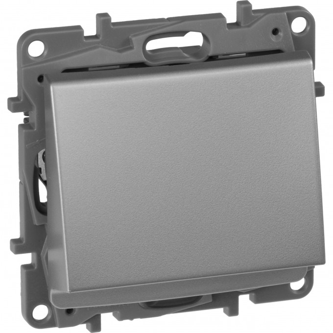 Выключатель LEGRAND Etika для гостиничных номеров с выдержкой времени и подсветкой алюминий 672493