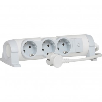 Многорозеточный блок LEGRAND 'Комфорт' 3 x 2К+З с кабелем длиной 3 м белый Многорозеточный блок LEGRAND 'Комфорт' 3 x 2К+З с кабелем длиной 3 м белый