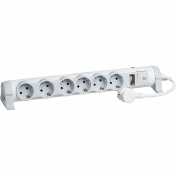 Удлинитель LEGRAND 6x2К+З с молниезащитой белый Удлинитель LEGRAND 6x2К+З с молниезащитой белый