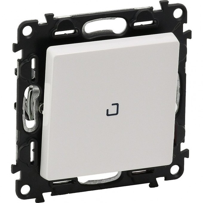 Переключатель LEGRAND Valena LIFE 10АХ 250В с подсветкой с лицевой панелью безвинтовые зажимы белый 752426