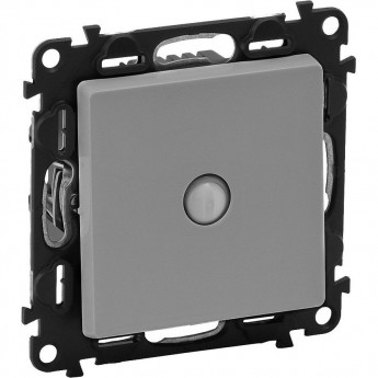 Переключатель LEGRAND Valena LIFE со встроенным датчиком движения 160° с лицевой панелью безвинтовые зажимы алюминий Переключатель LEGRAND Valena LIFE со встроенным датчиком движения 160° с лицевой панелью безвинтовые зажимы алюминий