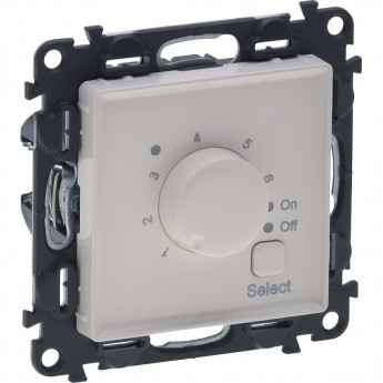 Термостат LEGRAND Valena IN'MATIC для теплых полов с датчиком 16А 250В винтовые зажимы с лицевой панелью слоновая кость