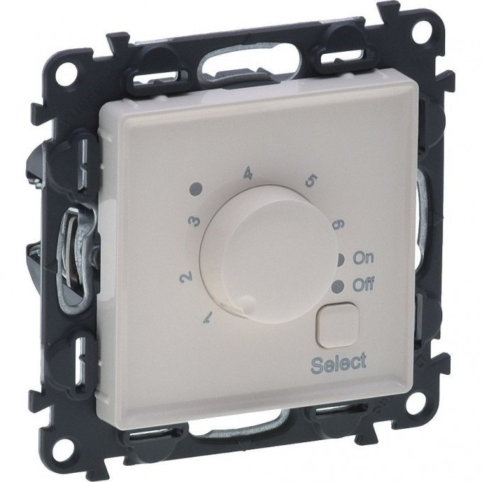 Термостат LEGRAND Valena IN'MATIC для теплых полов с датчиком 16А 250В винтовые зажимы с лицевой панелью слоновая кость 752234