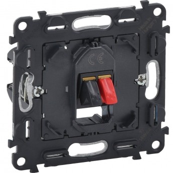 Аудиорозетка LEGRAND Valena IN'MATIC с пружинными зажимами одиночная