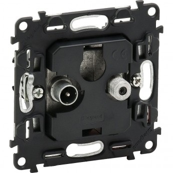 Розетка LEGRAND Valena IN'MATIC TV-SAT "звезда" 5-862МГц/950-2400 МГц