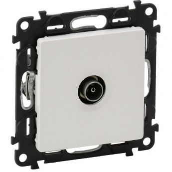 Розетка LEGRAND Valena LIFE ТВ c топологией "звезда" 0-2400 МГц с лицевой панелью белый