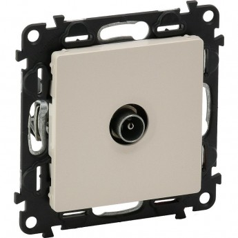 Розетка LEGRAND Valena LIFE ТВ проходная 1,5дБ/14дБ 0-2400 МГц с лицевой панелью слоновая кость