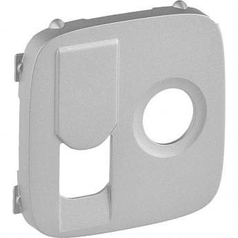 Лицевая панель LEGRAND Valena ALLURE для розетки TV-RJ45 алюминий Лицевая панель LEGRAND Valena ALLURE для розетки TV-RJ45 алюминий