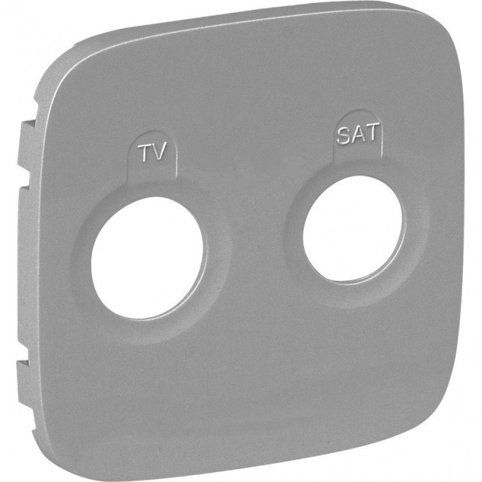Лицевая панель LEGRAND Valena ALLURE для розеток TV-SAT алюминий 754827