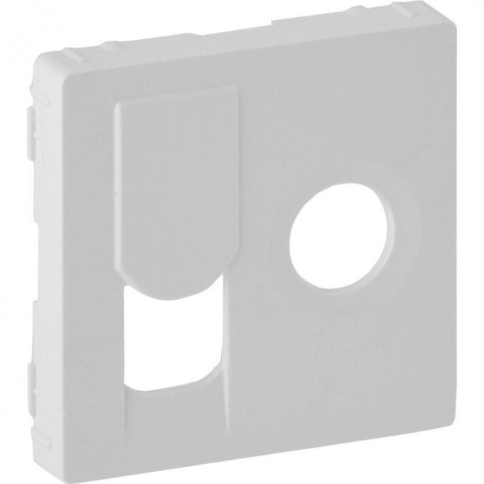 Лицевая панель LEGRAND Valena LIFE для розетки TV-RJ45 белый 754830