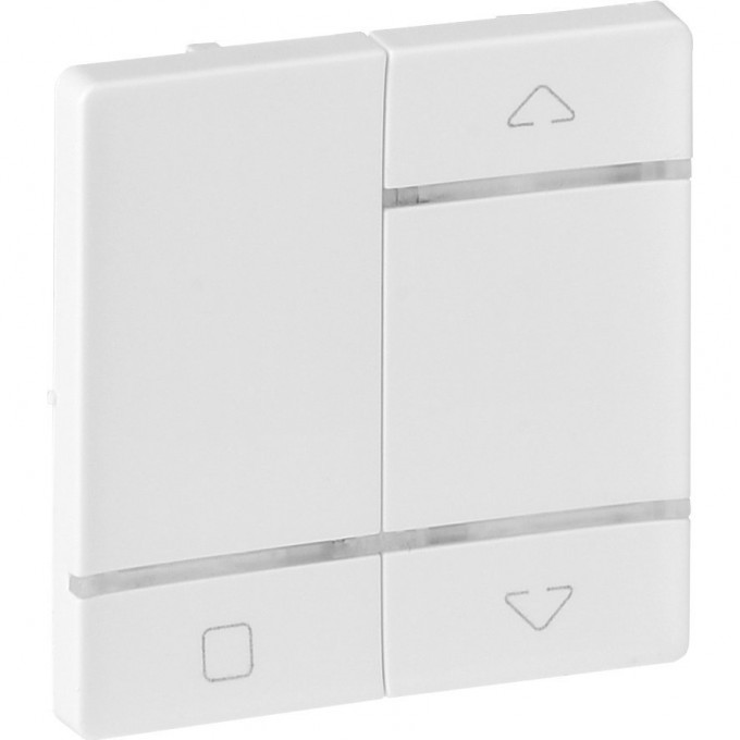 Лицевая панель LEGRAND Valena LIFE MyHome Play Zigbee для радиоуправляющего устройства управления жалюзи/рольставень белая 754824