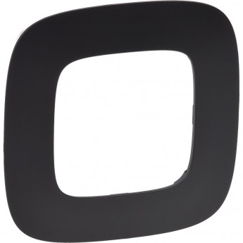 Рамка LEGRAND Valena ALLURE 1-постовая универсальная матовый черный