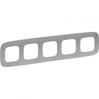 Рамка LEGRAND Valena ALLURE 5-постовая универсальная алюминий Рамка LEGRAND Valena ALLURE 5-постовая универсальная алюминий