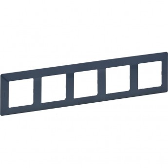 Рамка LEGRAND Valena LIFE "Лазурь", 5-постовая универсальная, синий Рамка LEGRAND Valena LIFE "Лазурь", 5-постовая универсальная, синий